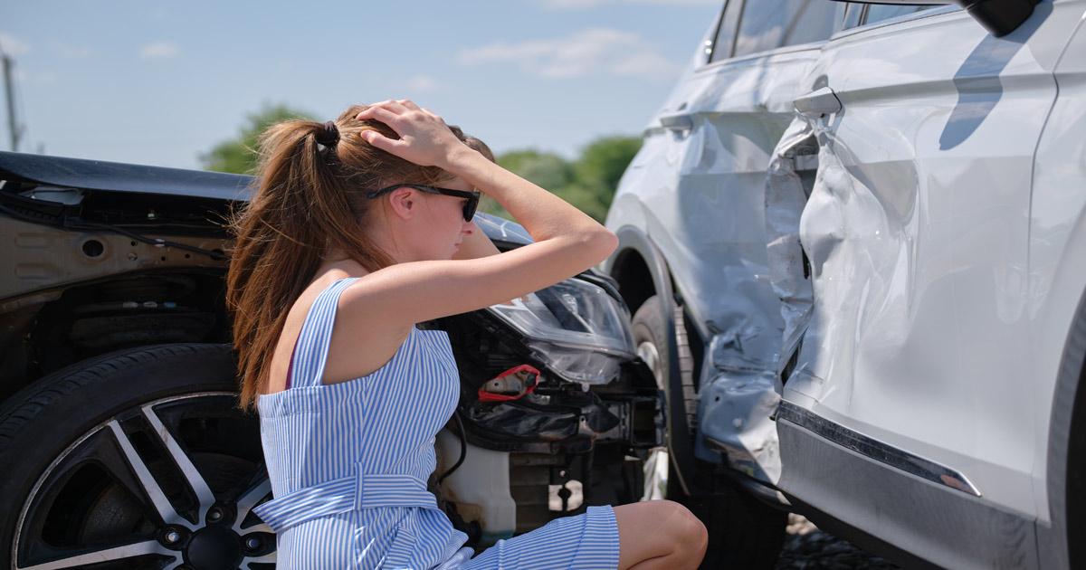 car accident private property