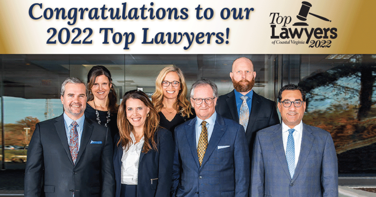 Coastal Virginia Magazine Top Lawyers 2022