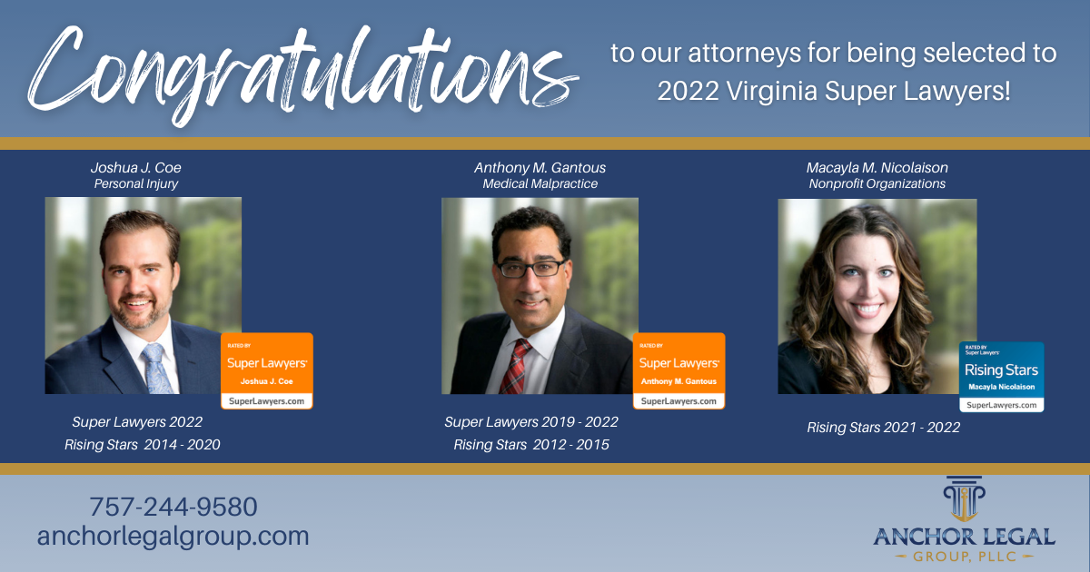 Three Anchor Legal Group, PLLC Attorneys Named to 2022 Super Lawyers Lists