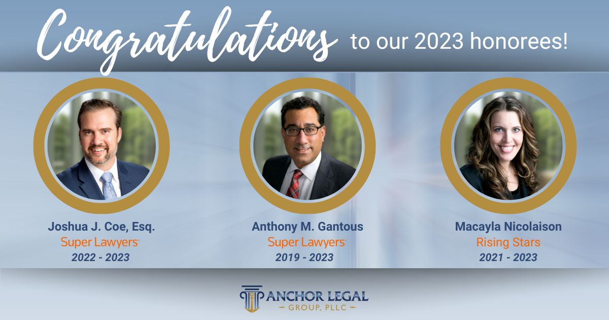 Anchor Legal Group, PLLC Attorneys Selected to 2023 Super Lawyers and Rising Stars Lists