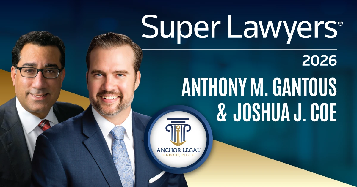 Joshua Coe and Anthony Gantous selected to the 2026 Super Lawyers list