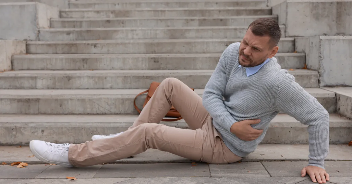 slip and fall injury stairs