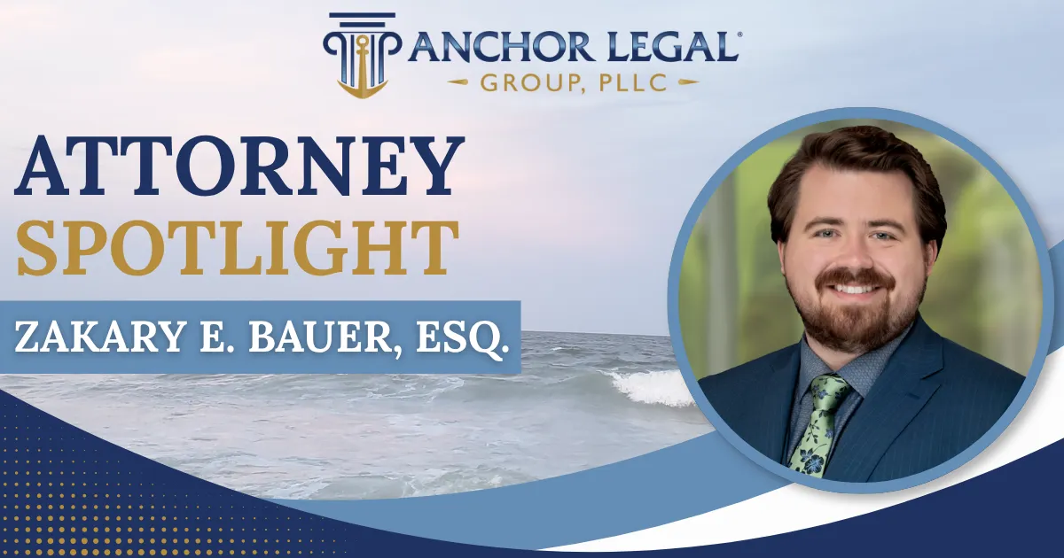 Anchor Legal® Welcomes Attorney Zakary E. Bauer, Esq.